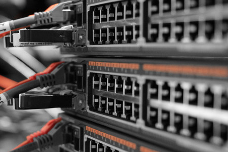 multiple switches stacked on top of each other